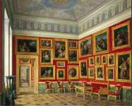 Hau Edward Petrovich Interiors of the New Hermitage. The Study of Italian Art01 - Hermitage